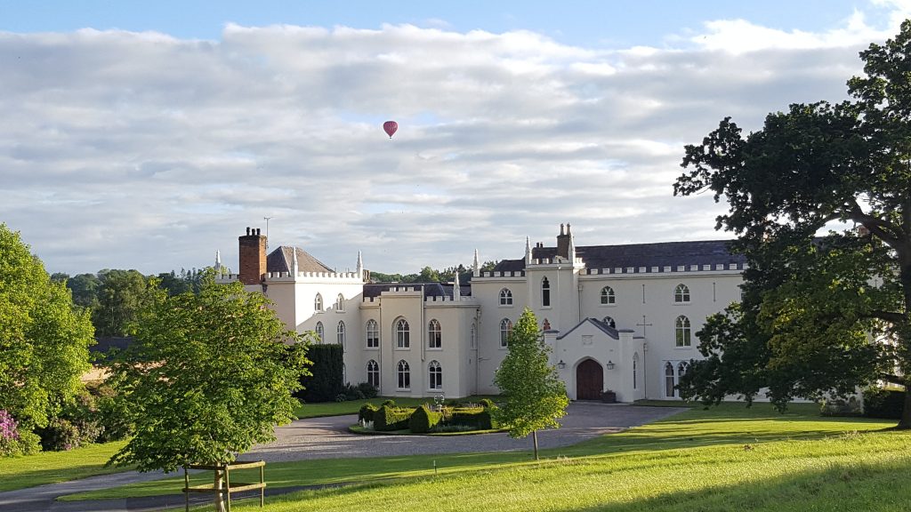 Stunning views of Combermere Abbey’s North Wing