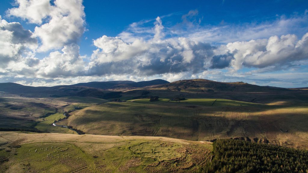 Dramatic Northumbrian landscape